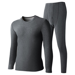 Traje de calefacción inteligente para parejas de invierno, ropa interior térmica de terciopelo de dos piezas para hombres y mujeres, Calzoncillos largos antiestáticos ecológicos - Product Image 5