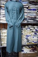 Kamiss marocain prêt-à-porter automne/hiver pour homme, en lin respirant, longueur cheville, avec capuche, style Jubba, décontracté, pour adultes, personnalisable ODM