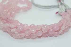 AA+ Morganite rose de haute qualité, pierre précieuse naturelle, perles ovales lisses, pierre magnifique, Mehrajudin Gems AA-57, tiers - Product Image 6