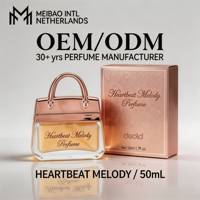 Parfum pour sac à main Deold Heartbeat Melody 50ml, senteur florale gourmande, pomme fraîche, jasmin, longue tenue, parfum pour femme
