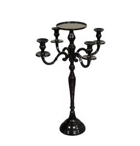 Elegant Five Arms Brass <b>Candelabra</b> for Wedding & Christmas Decoration Metal Floor <b>Candelabra</b> Exquisite Handicraft - Product Image 2