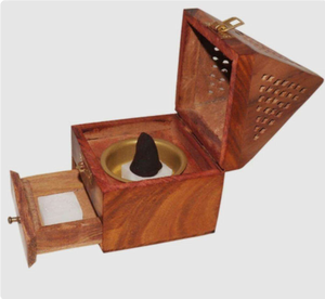 Modern Floral Pattern <b>Sandalwood</b> Bakhoor Burner Eco-Friendly High Quality Home Fragrance Religious All-Season <b>Incense</b> Diffuser - Product Image 2