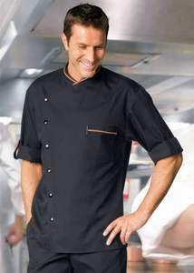 Ensemble uniforme de chef et de serveur de style moderne, conçu pour une utilisation quotidienne dans l'hôtellerie, ajustement confortable, imperméable, respirant, look élégant, unisexe - Product Image 3