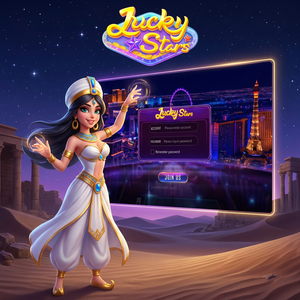 Lucky Stars IGame Coin Pusher Arcade Application Agent con Enchufe Estadounidense - Product Image 1