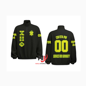 Wholesale Custom Satin <b>Varsity</b> <b>Jacket</b> for <b>Men</b> Greek Gear <b>Bomber</b> with Front zipper Closure for College Winter Season - Product Image 3