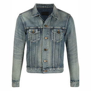 Chaqueta de calidad superior para hombre, chaqueta vaquera, abrigo vaquero abotonado informal, ropa de abrigo elegante para hombre, perfecta para Otoño e Invierno - Product Image 1