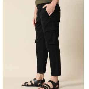 Pantalons cargo surdimensionnés pour hommes personnalisés, multi-poches, décontractés, streetwear, pantalons utilitaires - Product Image 1