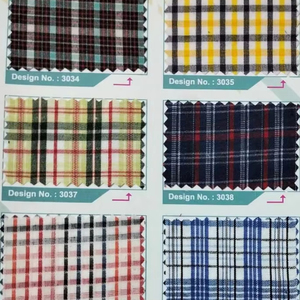 "เส้นด้ายหลากสีย้อมผ้าฝ้ายโพลีผ้าฝ้ายลายชุดนักเรียนวัสดุ | มีสินค้าจำนวนมาก" - Product Image 1