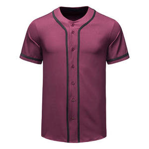 Camisetas de Béisbol y Softbol con Cuello en V, Estilo Ciudad de Karachi, Sublimación Personalizada de Alta Calidad, Transpirables y Suaves para Jugadores - Product Image 2