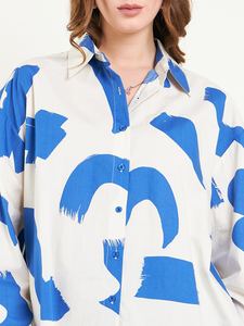 Custom Made Oversized Summery Full Sleeves 100% Cotton <b>Shirt</b> Suitable <b>for</b> Boutique Clients and Garment Resellers - Product Image 3