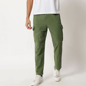 Pantalones de correr de carga transpirables ligeros de secado rápido para Hombres estilo informal con bolsillos con cremallera pantalones de chándal de cintura media para uso al aire libre - Product Image 5