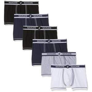 Paquete de 6 Bóxers de algodón elástico para hombre, suaves y transpirables, cómodos, Navigare - Product Image 3