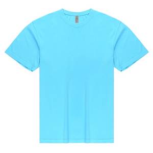Camisetas de algodón de 300g para hombre, camiseta transpirable holgada de cuello redondo de verano de manga corta para hombre y mujer, Camiseta básica - Product Image 1