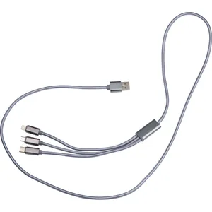 Cavo di Ricarica USB 4-in-1 Personalizzato per Uso Promozionale - Product Image 1
