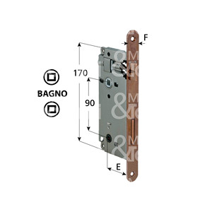 สิทธิบัตรล็อคห้องน้ำขนาดใหญ่ทรงกลมขอบคู่ไม่มีกองหน้า22 - Product Image 1