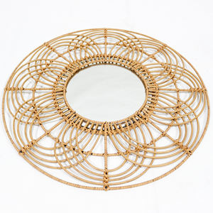 Artex Dong Thap Antique Style Oval <b>Mirror</b> with Ornate <b>Gold</b> Frame for Classic <b>Wall</b> Decoration - Product Image 4