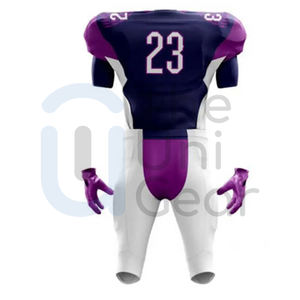 Nueva Llegada: Camisetas y Pantalones de Fútbol Americano para Equipos Unisex - Transpirables, 100% Poliéster, Mangas Cortas, Tallas y Logos Personalizables - Product Image 2