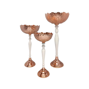 Soporte DE SERVICIO DE Metal de aluminio hecho a mano, vajilla decorativa clásica Natural de alta calidad, soporte para cuenco de cocina, Kit personalizado para el hogar - Product Image 1