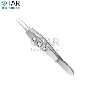 Pinzas de Sutura Conjuntival Fechtner, Instrumentos Médicos Quirúrgicos Oftálmicos, Manipulación Delicada de Tejido Conjuntival, Microquirúrgicas - Product Image 3