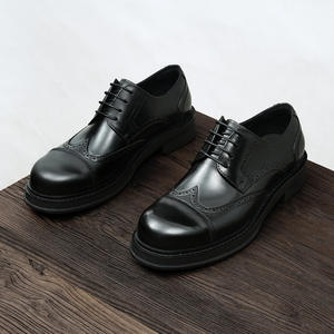 Zapatos de Negocios de Alta Calidad con Absorción de Impactos y Superficie Impermeable, Zapatos Formales para Hombre, Zapatos de Cuero - Product Image 3