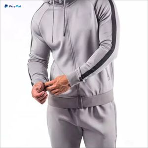 2023 Custom Men's Gym Running Fitness Wear Trajes de chándal de diseño personalizado con equipo de entrenamiento a precio barato para deportes de invierno - Product Image 3