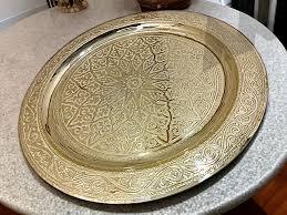 ถาดทองเหลืองเฉพาะสำหรับตกแต่งโต๊ะถาดเสิร์ฟชุบทอง - Product Image 6