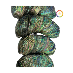 Concha de Abulón Azul Pulida, Material Natural Adecuado para la Fabricación de Joyas, Incrustaciones y Artesanías Decorativas - Product Image 5