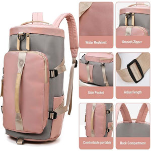 <b>Sports</b> Fitness Training Yoga <b>Bag</b> Corduroy Material Travel Duffel <b>Bag</b> Gym <b>Bags</b> <b>Small</b> <b>Sport</b> Duffel <b>Bag</b> With Shoes - Product Image 5