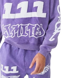 Vente en gros de survêtements personnalisés de haute qualité pour hommes personnalisés bouffée imprimée vêtements de mode décontractés survêtement pour hommes | TIV-WT-86 - Product Image 6
