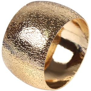 แหวนผ้าเช็ดปากชุบทองเงางามหรูหราผู้ถือผ้าเช็ดปากโลหะที่ทันสมัยหรูหราสำหรับงานแต่งงานรับประทานอาหารโต๊ะตกแต่ง - Product Image 5