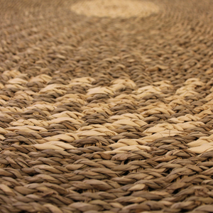 King Craft Viet Mix พรมหญ้าทะเลถักมือ,พรมเช็ดเท้าเส้นใยธรรมชาติเสื่อโยคะโบฮีเมียนพรมปูพื้นสไตล์วินเทจสำหรับห้องนั่งเล่น - Product Image 4