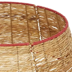 Jupe d'arbre de Noël tissée à la main au Viet Nam Top Selling Asia Factory Seagrass Red Trim Collier d'arbre de Noël - Product Image 4
