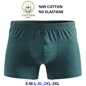Boxers mi-hauts en coton pour hommes, sans couture, jetables, respirants, tricotés, avec ceinture élastique confortable - Product Image 6