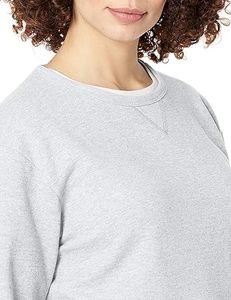 Sweat-shirt décontracté en molleton respirant pour femme, col rond, broderie frontale, en tissu tricoté, idéal pour l'été, le printemps, l'hiver et l'automne - Product Image 5