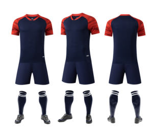 Conjuntos de Fútbol Personalizados, Camiseta de Fútbol, Uniformes de Fútbol, Camiseta de Fútbol de Secado Rápido, Conjunto Azul y Amarillo, Camiseta de Fútbol Sublimada - Product Image 1