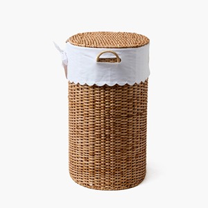 Panier à linge ovale en rotin, panier de rangement fait main, vente en gros, écologique, fabriqué au Vietnam - Product Image 2