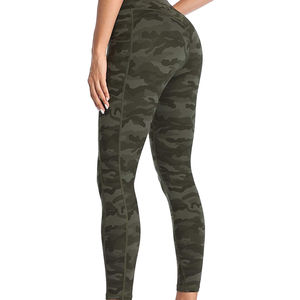 Venta al por mayor personalizado de cintura alta señoras apretado Fitness sin costuras gimnasio Yoga pantalones Leggings mujeres Legging - Product Image 3