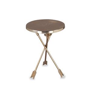 Mesa lateral y de centro de metal de diseño moderno, construcción elegante para un uso duradero en la sala de estar y el dormitorio - Product Image 3