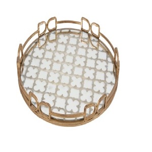 สินค้าขายดีของว่างใช้บริการจัดเลี้ยงตกแต่งขอบทองที่ให้บริการ Salver - Product Image 4