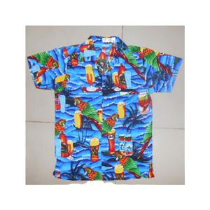 Camisetas hawaianas estampadas con botella de cerveza, Material de algodón de la mejor calidad, venta al por mayor - Product Image 1