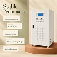 Stabilisateur automatique triphasé pour usage industriel, régulateur de tension 380V, série SBW, protection contre les surcharges