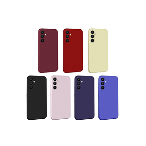 Coque en silicone SNEL Premier Slim Fit pour Samsung Galaxy A34, protection premium, bleu marine, avec emballage de vente au détail - Product Image 2