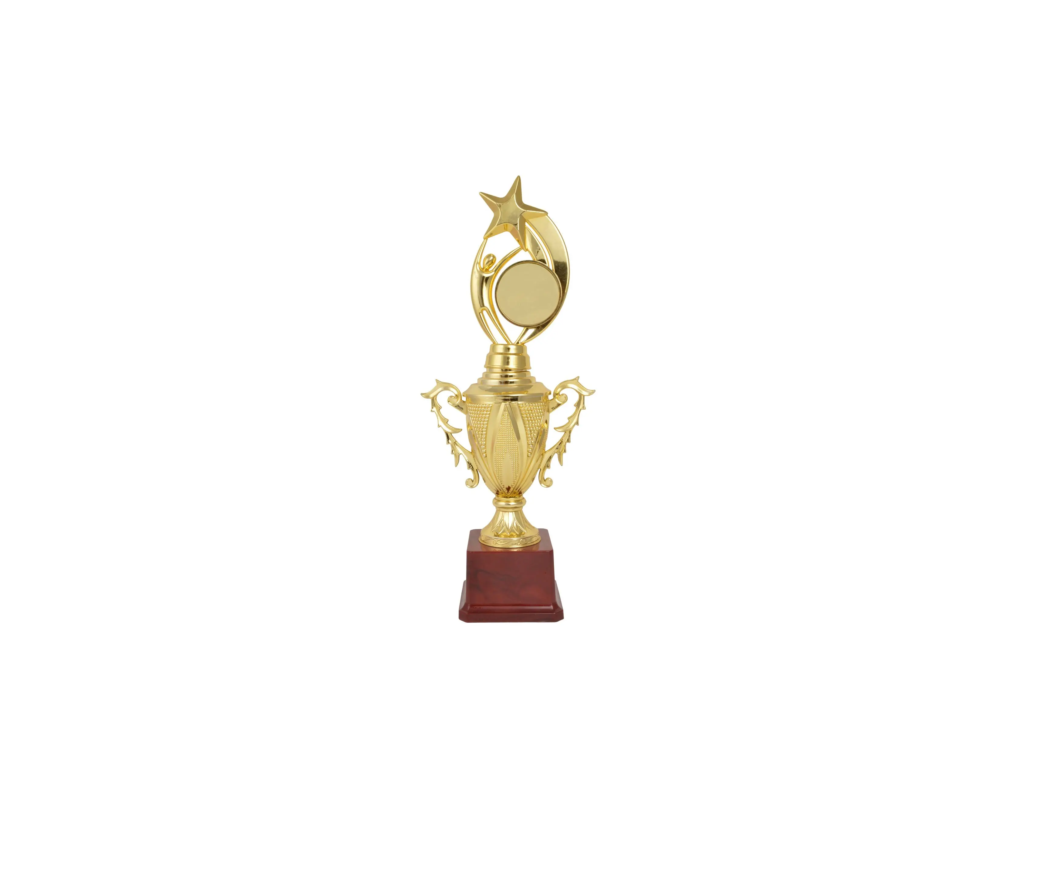 Pure Brass Cup Trophy/World Sports Messing Metal Award Trophäen becher/Großhandel Custom Honor Medaille Metal Souvenir Sport Award