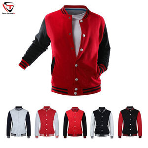 Chaqueta Universitaria de Béisbol de Alta Calidad del Fabricante OEM, Bordado Chenille, Personalizada con Letras, Deportiva, Forro de Lana, Resistente al Viento - Product Image 2