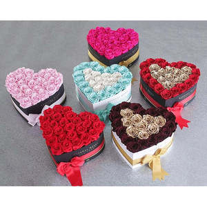 Grand Chelsea Romantic Preserved Eternal <b>Rose</b> Gift <b>Box</b> for Valentine's Day Mother's Day Graduation Decorative Purposes - Product Image 3