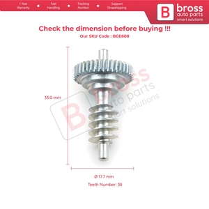 Engranaje de Reparación del Motor del Espejo Lateral BGE608 para E46 Coupé 1997-2006, 38 Dientes - Product Image 5