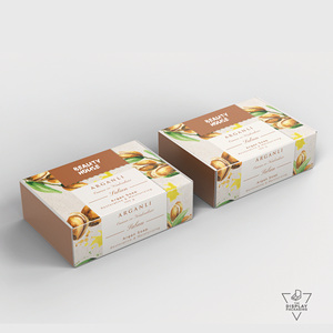 Caja de papel de cartón reciclable personalizable, embalaje de jabón impreso de fábrica para el cuidado de la piel y productos de baño de barra corporal cosmética - Product Image 2