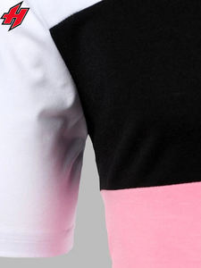 เสื้อโปโลผ้าโพลีเอสเตอร์สำหรับผู้ชายเสื้อกอล์ฟสีทึบงานปักโลโก้100% คุณภาพสูง - Product Image 4