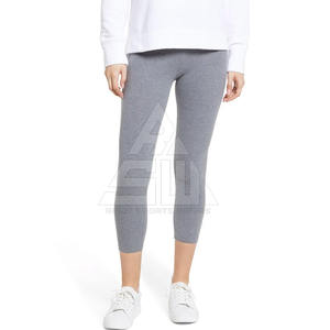 Wholesale Custom Made Women <b>Legging</b> Solid Pattern <b>High</b> Quality Breathable <b>Tummy</b> <b>Control</b> Lightweight Spandex/Polyester Pants - Product Image 2