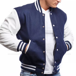 เสื้อแจ็คเก็ตแขนยาวผู้ชายแบบมีโลโก้ปักพิมพ์ลายตามสั่ง สไตล์วาร์ซิตี้ แนวสตรีทแฟชั่น สำหรับฤดูหนาว ระบายอากาศได้ดี แห้งเร็ว เป็นมิตรต่อสิ่งแวดล้อม - Product Image 2